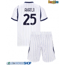 Maglie da calcio Inter Milan Manuel Akanji #25 Seconda Maglia Bambino 2026-27 Manica Corta + Pantaloni corti)
